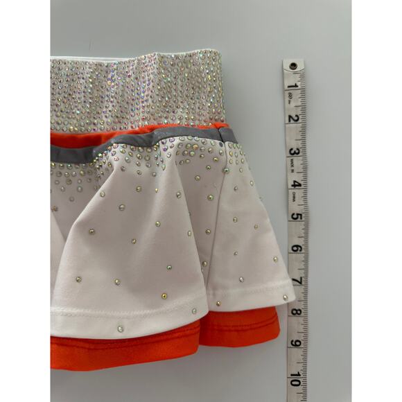 Miami Dolphins inspired rhinestone game day toddler skirt sz3 in mint condition - Picture 6 of 8